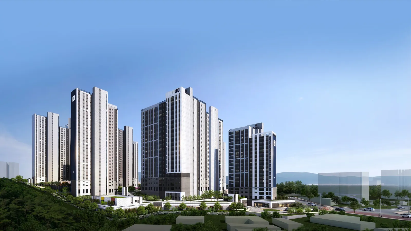춘천 동문디이스트 조감도 주간